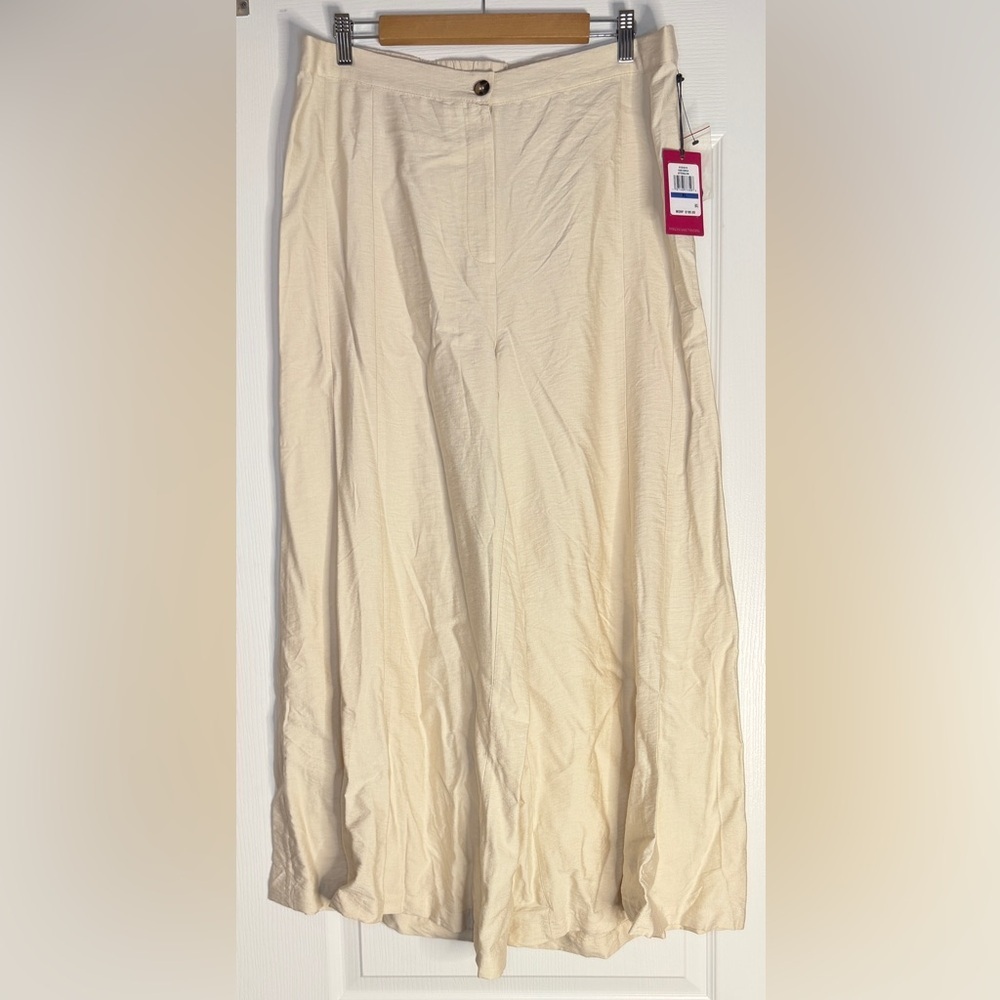 Vince Camuto Cream Wide Leg Pants, Size XL and Large